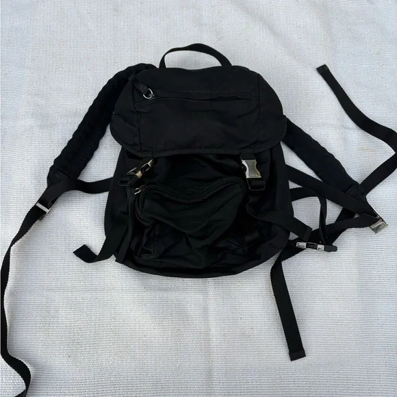 Prada Black Drawstring Backpack - Picture 1 of 12